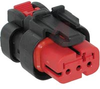 CONNECTOR, AMPSEAL 16, PLUG ASSEMBLY, 2POSITION, 14-18 AWG, GREY - 70084743 - Allied Electronics, Inc.