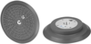Flat suction cup (round) for highly dynamic handling of glass SGF-HS 150 EPDM-55 G1/2-IG -- 10.01.01.13492