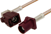 Bordeaux FAKRA Plug to FAKRA Jack Right Angle Cable 48 Inch Length Using RG316 Coax - PE38757D-48 - Pasternack