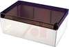 Enclosure;WATERTIGHT POLYCARDONATE SMOKED LID, 9.4 X 6.3 X 3.5 - 70165329 - Allied Electronics, Inc.