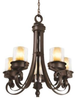 5762SZ/CALC Mid. Chandeliers-Pillar Candle - 696872 - Capital Lighting, Inc.