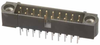 12+12 Pos. Male DIL Vertical Throughboard Conn. Jackscrews - M80-5012405 - Harwin Plc