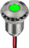 Led Panel Indicator, Green, 10Mm, 12Vdc Rohs Compliant Apem - 65AH9349 - Newark, An Avnet Company