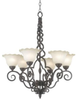 Mid. Chandeliers-Glass Up - 214105 - Light Center (The)