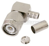 Right Angle TNC Male (Plug) Connector For 0.240 inch, LMR-240, LMR-240-DB, LMR-240-UF, RG8X, B7808A Cable, Crimp/Solder - FMCN1422 - Fairview Microwave Inc.