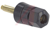 Binding Post; Insulated Binding Post; Gold; Molded Polycarbonate; Black; - 70209865 - Allied Electronics, Inc.