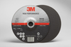 3M COW Ceramic Cutoff Wheel - Type 27 (Depressed Center) - 36 Grit Very Coarse Grade - 7 in Diameter - 7/8 in Center Hole - Thickness 0.09 in - 66586 -- 051115-66586 - Image