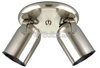 Two-Light Fixture With Multi-Directional Heads - P6149-09 - bulbs.com
