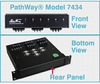 DB9 6-to-1 Switch with Contact Closure Remote -- Model 7434