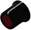 Knob, 16Mm, Black, Cap 6 Shaft; Shaft Type Multicomp - 73M9593 - Newark, An Avnet Company