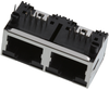 Rj45 Conn, R/a Jack, 8P8C, 2Port, Cat5; Modular Connector Type Amphenol Communications Solutions - 28T0112 - Newark, An Avnet Company