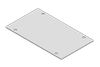 BPM Metal / Stainless Steel Blank Plates- For Screw Assembly / IP66 - 42032 - icotek Corp