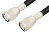 HN Male to HN Male Cable 60 Inch Length Using RG8 Coax, RoHS - PE33304LF-60 - Pasternack