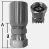 SHFHY SERIES - STAINLESS STEEL FEMALE JIC -- SHFHY-04-04FJ