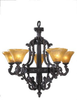 1505MB Mid. Chandeliers-Glass Up - 715235 - Capital Lighting, Inc.