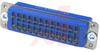 connector,rack and panel,recept w/ribbon cont,barrier polar - 70144666 - Allied Electronics, Inc.