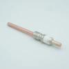 Power Feedthrough, 8000 Volts, 300 Amps, 1 Pin, 0.38″ Copper Conductor, 0.747″ Dia Stainless Steel Weld Adapter - A0108-2-W - MPF Products, INC.