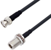 Rf Cable, Bnc Plug-N Type Bhd Jack, 3Ft; Connector To Connector L-Com - 84AH3394 - Newark, An Avnet Company
