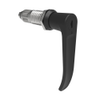 Quarter-Turn Cam Latch, Key Locking , L-Handle, Without Cam, Sealed, Zinc Alloy, Powder Coat, Black - E5-9A-725-UU2-10 - Southco