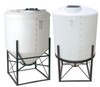 Large Cone Bottom Polyethylene Tanks - Dome Top -- 11702 - Image