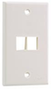 Vertical Faceplate, 2 Module, Black; Accessory Type Panduit - 41M0673 - Newark, An Avnet Company