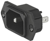 Iec Power Connector, C18 Inlet, 10A; Iec Connector Type Schurter - 89F5329 - Newark, An Avnet Company