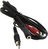 Cable, 3.5Mm Stereo Jack-2 Rca Plug, 6Ft; Connector Type A Multicomp Pro - 26W6364 - Newark, An Avnet Company