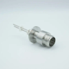 MS High Current Series, Multipin Feedthrough, 2 Pins, 700 Volts, 16 Amps per Pin, 0.094″ Nickel Conductors, 1.57″ QF / KF Flange -- A3991-1-QF - Image