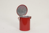 Eagle Red Galvanized Steel 6 qt Safety Can - 9 1/2 in Height - 7 3/4 in Overall Diameter - 048441-22350 - 048441-22350 - R. S. Hughes Company, Inc.