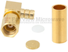 RA SSMC Plug Connector Crimp/Solder Attachment for RG316, RG174, RG188, LMR-100A, LMR-100A-FR Cable - FMCN1297 - Fairview Microwave Inc.