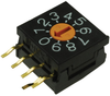 Switch, Rotary, 1Pole, 10 Position, 0.1A, 5V; No. Of Switch Positions Nkk Switches - 09X9280 - Newark, An Avnet Company