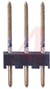 Header; Standard; PC Board; Single; 3; 0.025 in.; 0.125 in.; Square; 0.1 in. - 70082841 - Allied Electronics, Inc.