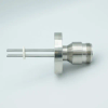 MS High Current Series, Multipin Feedthrough, 4 Pins, 700 Volts, 25 Amps per Pin, 0.142″ Nickel Conductors, 2.75″ Conflat Flange - A4852-3-CF - MPF Products, INC.
