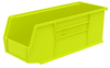 Akro-Mils Akrobin 30 lb Yellow Industrial Grade Polymer Hanging / Stacking Storage Bin - 10 7/8 in Length - 4 1/8 in Width - 4 in Height - 1 Compartments - 30224 YELLOW - 30224 YELLOW - R. S. Hughes Company, Inc.