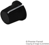 Knob, 12Mm, Black, Cap 3.2 Shaft; Shaft Type Multicomp - 73M9587 - Newark, An Avnet Company