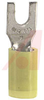 Terminal; Fork; 12 to 10 AWG; 0.210 in.(Max.); Copper; Tin; Nylon; #6; Fork - 70091900 - Allied Electronics, Inc.