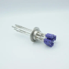 Thermocouple Feedthrough, Type E, 5 Pairs, Miniature Connectors, 2.16 QF / KF Flange - A0783-4-QF - MPF Products, INC.