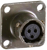 Circular Connector, Receptacle, Size 8, 3 Position, Box; Product Range Amphenol Industrial - 25K9572 - Newark, An Avnet Company