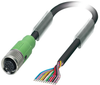 Sensor Cord, 12P, M12 Rcpt-Free End, 5M; Connector To Connector Phoenix Contact - 71Y7269 - Newark, An Avnet Company