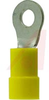 TERMINAL; RING TONQUE; 12-10 AWG; PVC; 4mm (8) - 70053859 - Allied Electronics, Inc.