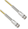 Teflon Jacket Cable Assembly TRB 3-Slot Plug to Plug with Bend Reliefs .236