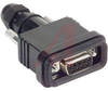 Kit, Backshell; Female; 9; 30 - 20 AWG;0.138 to 0.276 in.; Black; ABS; IEC IP67 - 70126185 - Allied Electronics, Inc.