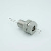 Thermocouple Feedthrough, Type N, 1 Pair, Screw-type Connector, 1.0″ Baseplate Bolt - A0419-3-BP - MPF Products, INC.