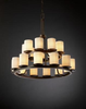 POR-8767-10-PLET-DBRZ Mid. Chandeliers-Pillar Candle - 494775 - Capital Lighting, Inc.
