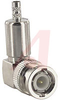 connector,rf coaxial,bnc commercial rt angle plug,crimp-crimp,rg58,141,50 ohm - 70142900 - Allied Electronics, Inc.