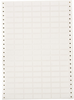 Brady Datab B-502 White Vinyl Dot Matrix Dot Matrix Printer Label - 1 in Width - 1/2 in Height - DAT-18-502-10 - 662820-28971 - R. S. Hughes Company, Inc.