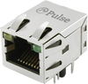 Rj45 Connector, Jack, 8P8C, Cat3/5, Tht; Modular Connector Type Pulse Electronics - 60AC3124 - Newark, An Avnet Company