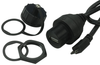 Usb Cable, Micro Usb A Plug Usb Panel Jack, 0.5M, Black; Connector A Multicomp Pro - 20T7283 - Newark, An Avnet Company