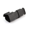 Amphenol Sine Systems AT04-3P-SR02BLK AT Connector Receptacle, Strain Relief with End Cap -- 38168