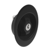 Quarter-Turn Cam Latch, Counter-Clockwise to Latch, Flush Cup Wing Style, Keylocking , Two-Point Actuator, Sealed, Zinc Alloy, Powder Coat, Black - E5-92-315-RR1-13 - Southco